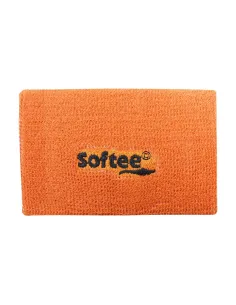 Muñequera ancha Softee Naranja Flúor | Ofertas de pádel